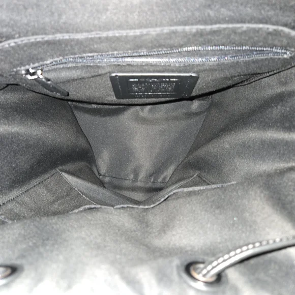 Coach Black and Gray Men's Backpack - Picture 9 of 9